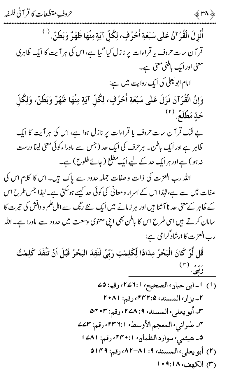 Huroof-e-Muqatta‘at ka Qurani Falsafa