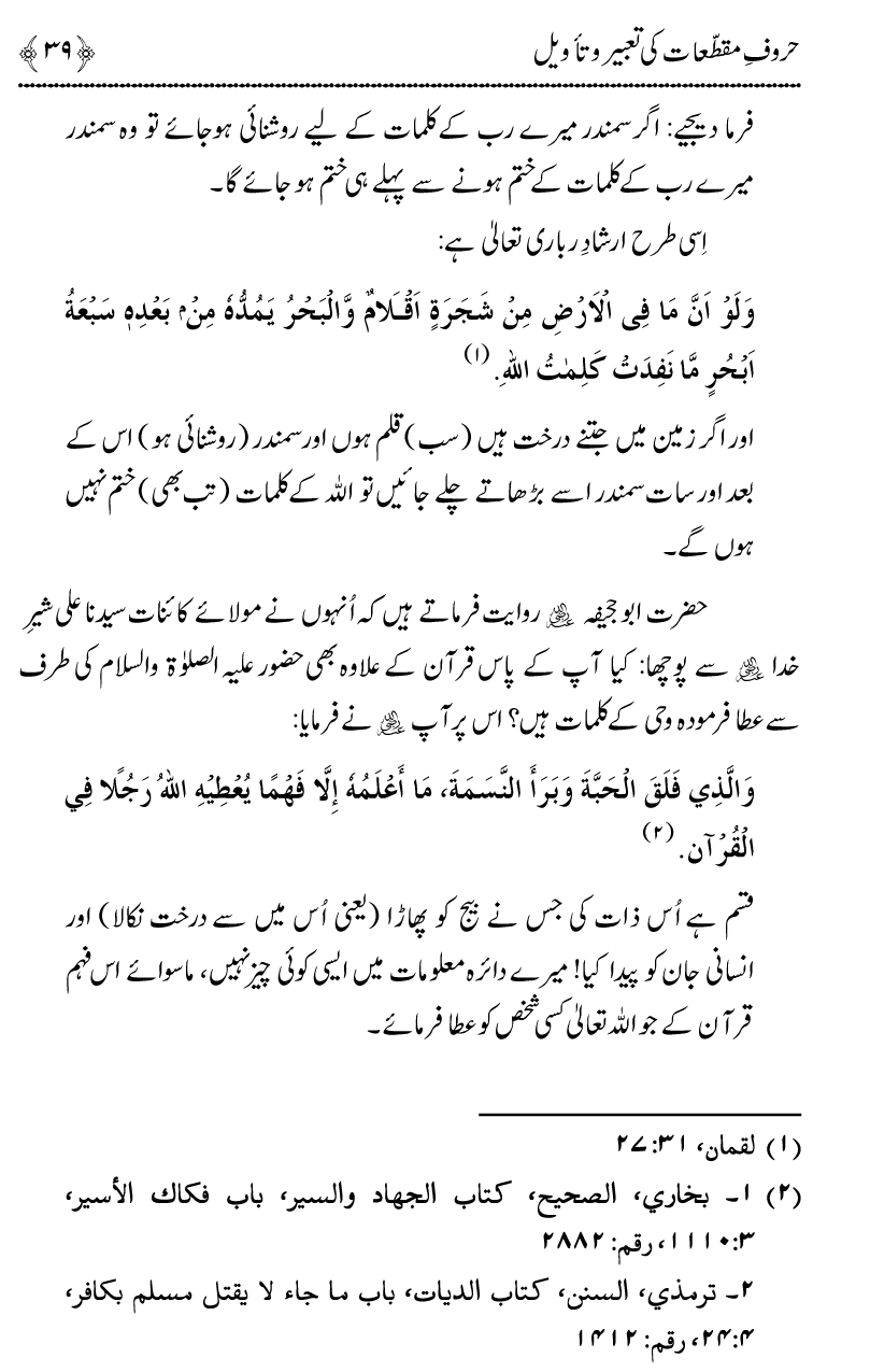 Huroof-e-Muqatta‘at ka Qurani Falsafa