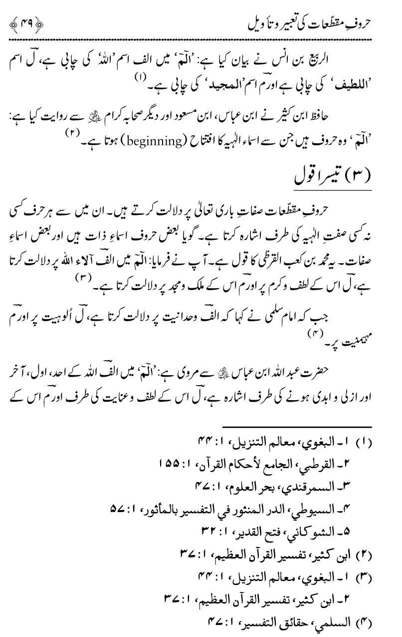 Huroof-e-Muqatta‘at ka Qurani Falsafa