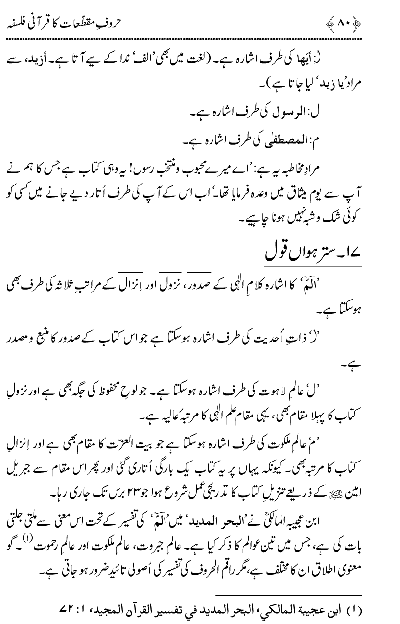 Huroof-e-Muqatta‘at ka Qurani Falsafa