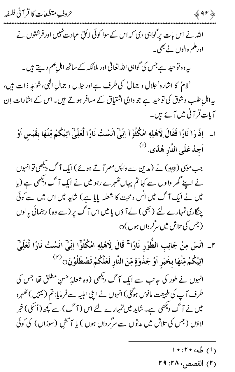 Huroof-e-Muqatta‘at ka Qurani Falsafa