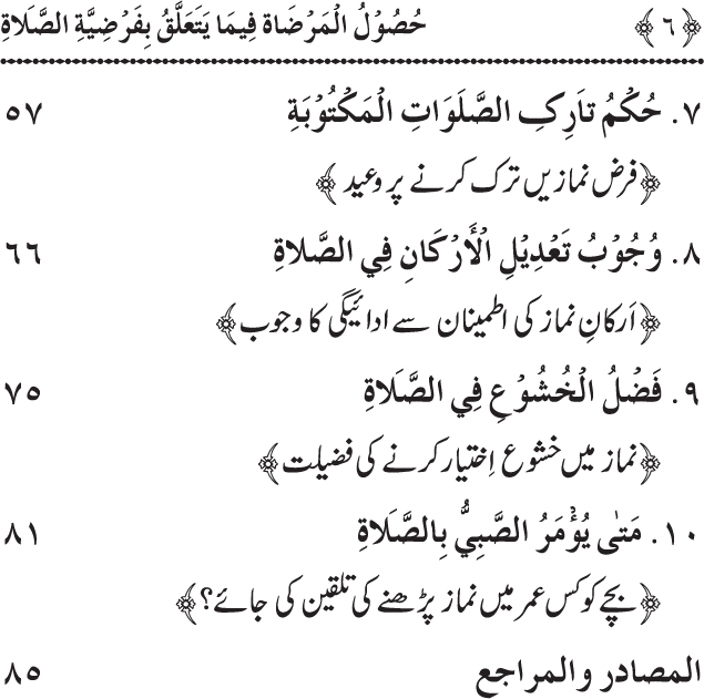 Arbain: Fazilat o Farziyat e Namaz awr Tark per Waeed