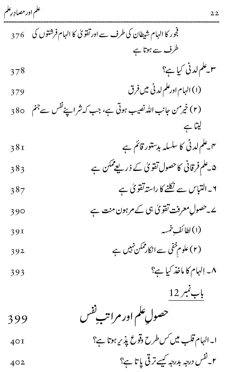 Ilm awr Masadir-e-Ilm