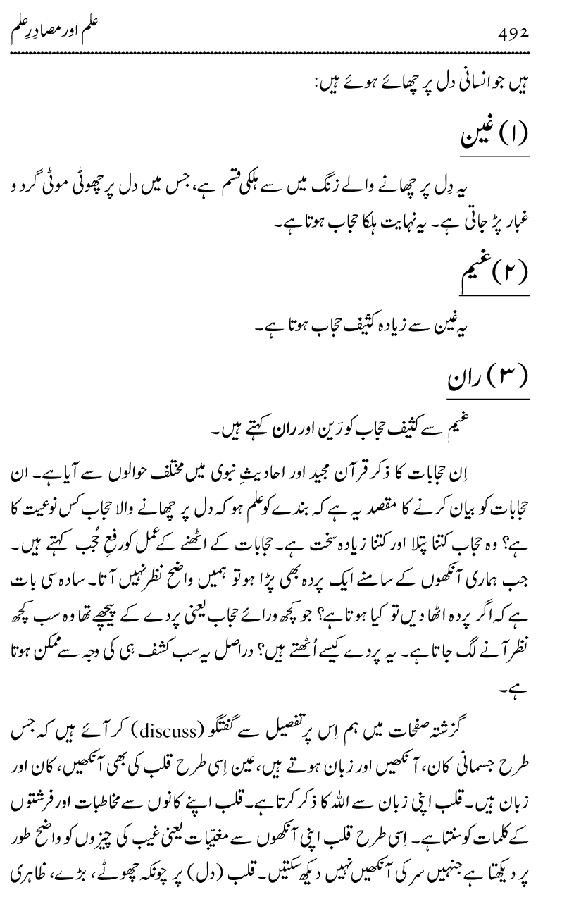 Ilm awr Masadir-e-Ilm