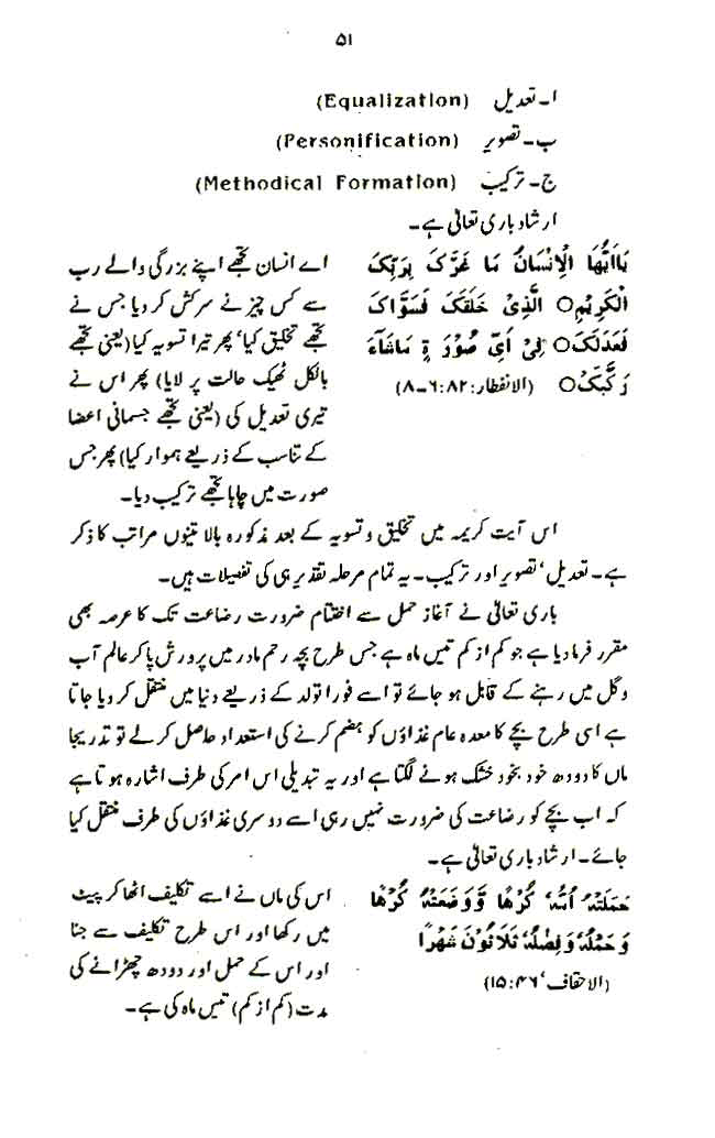 Insan awr Ka’inat ki Takhliq-o-Irtiqa’