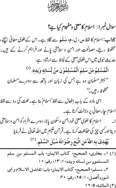 Silsila Ta‘limat-e-Islam (2): Islam