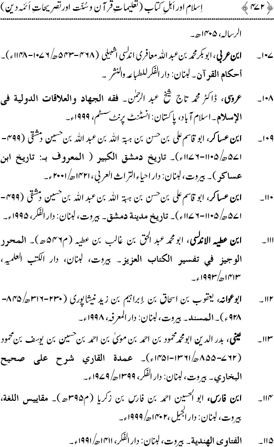 Islam awr Ahl-e-Kitab