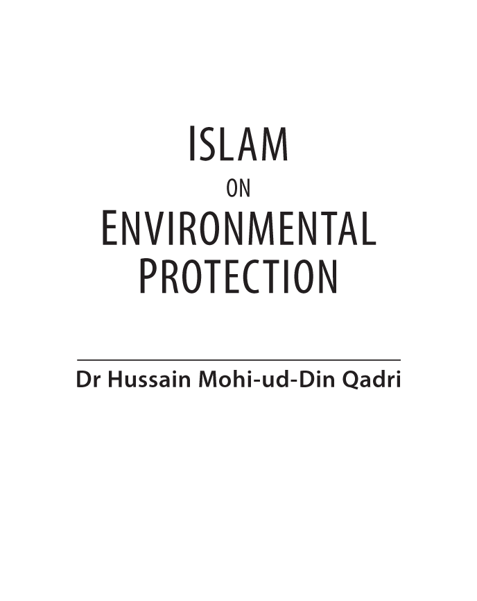 Islam on Environmental Protection