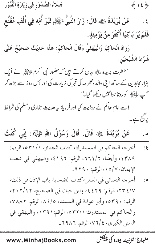 Arba‘in: Fadilat-e-Ziarat-e-Qubur