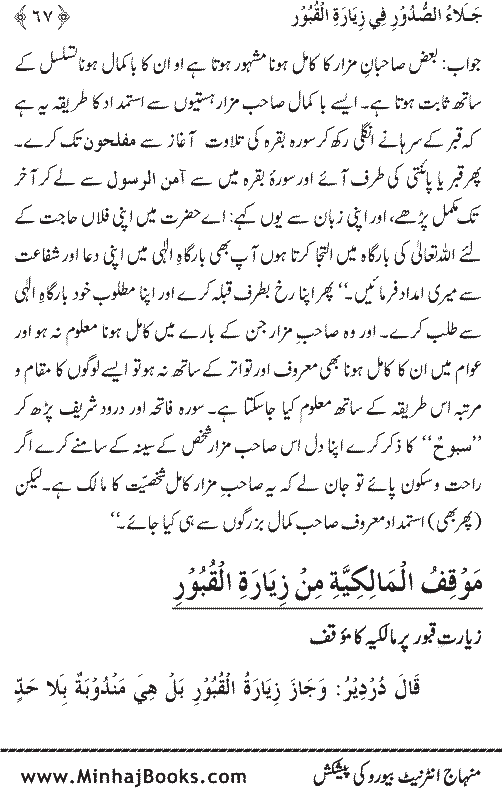 Arba‘in: Fadilat-e-Ziarat-e-Qubur