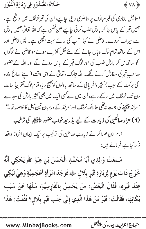 Arba‘in: Fadilat-e-Ziarat-e-Qubur