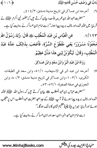 Huzur (PBUH) ke Shama’il Mubaraka