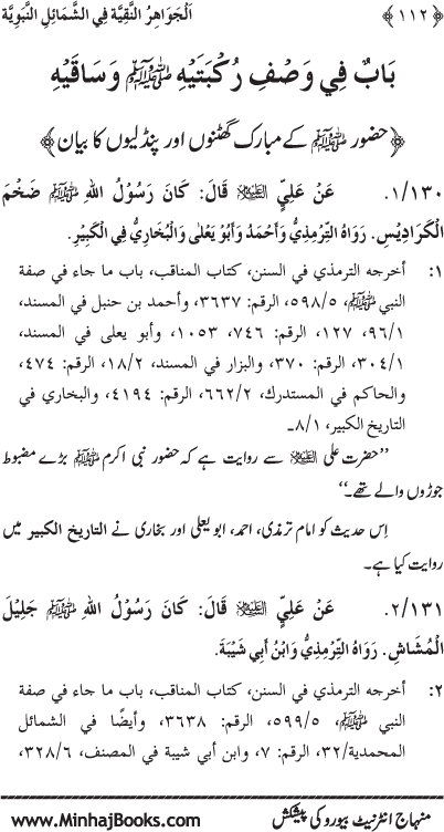 Huzur (PBUH) ke Shama’il Mubaraka