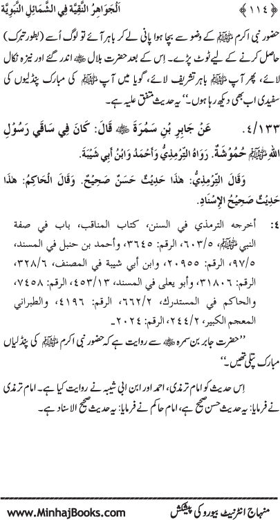 Huzur (PBUH) ke Shama’il Mubaraka