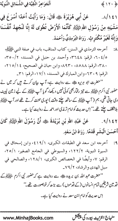 Huzur (PBUH) ke Shama’il Mubaraka