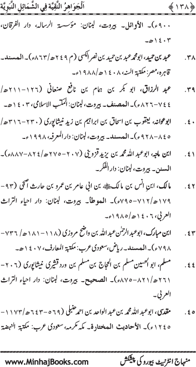 Huzur (PBUH) ke Shama’il Mubaraka