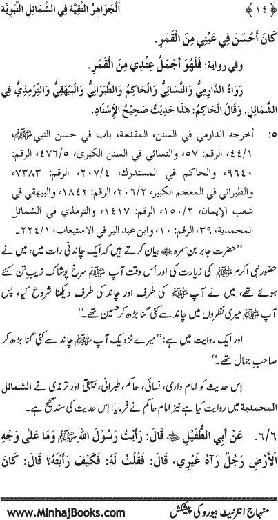 Huzur (PBUH) ke Shama’il Mubaraka