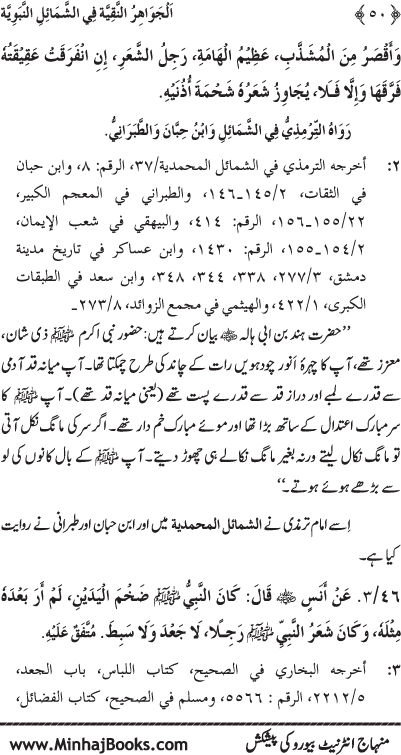 Huzur (PBUH) ke Shama’il Mubaraka