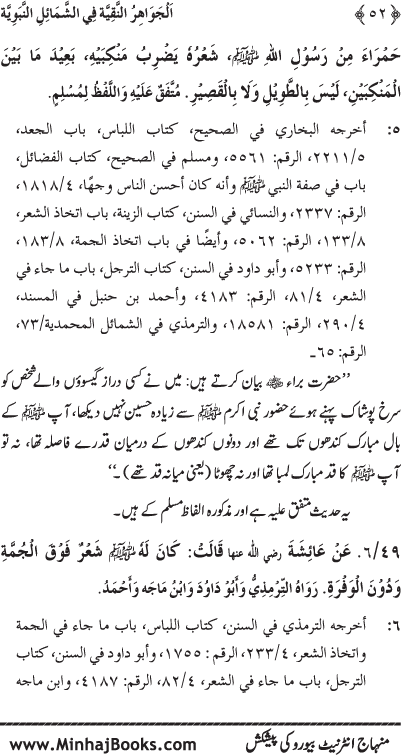 Huzur (PBUH) ke Shama’il Mubaraka