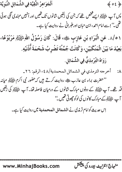 Huzur (PBUH) ke Shama’il Mubaraka