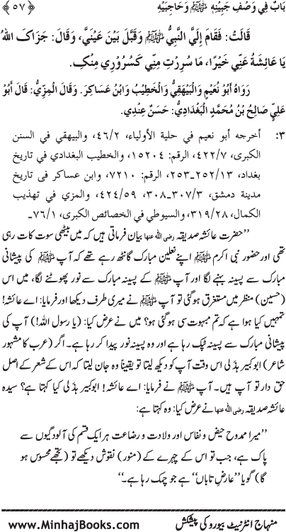 Huzur (PBUH) ke Shama’il Mubaraka