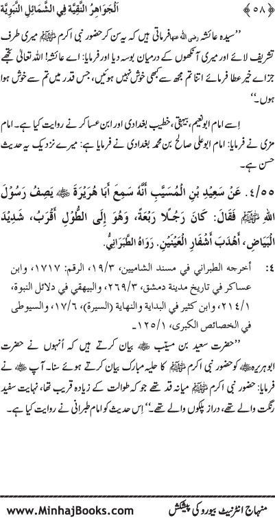 Huzur (PBUH) ke Shama’il Mubaraka