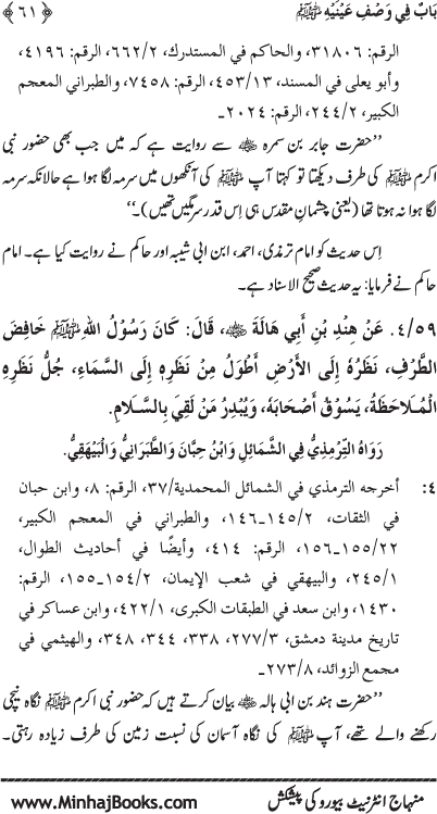 Huzur (PBUH) ke Shama’il Mubaraka