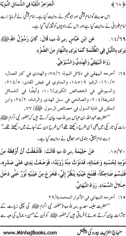 Huzur (PBUH) ke Shama’il Mubaraka