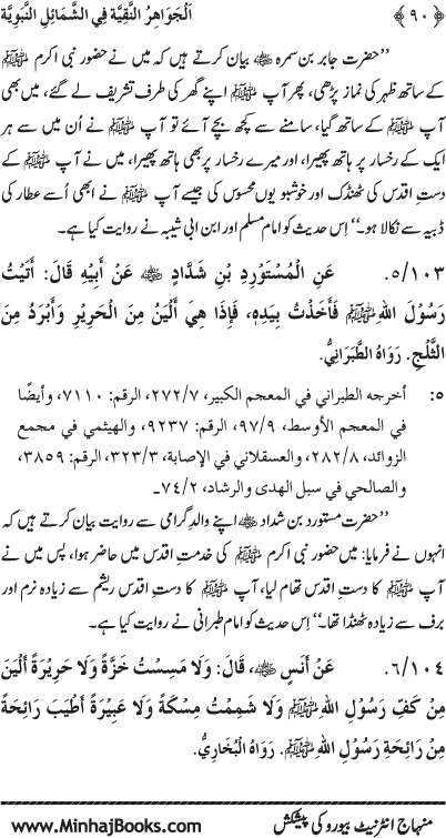 Huzur (PBUH) ke Shama’il Mubaraka