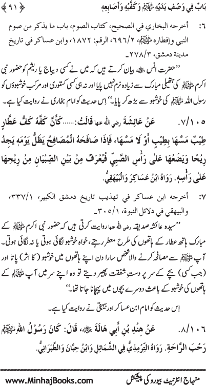 Huzur (PBUH) ke Shama’il Mubaraka