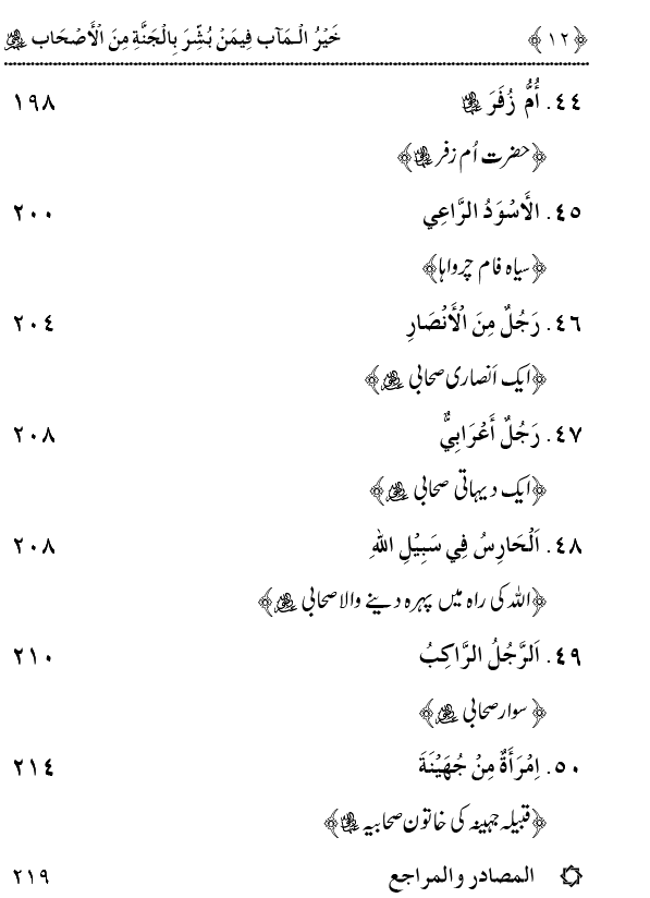 Jannat ki Khasoosi Basharat pany waly 100 Sahaba Karam (R.A)