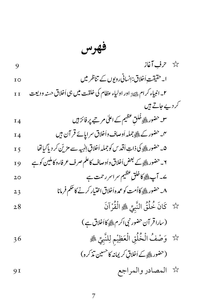 Khuluq e Azeem Ka Paikar e Jameel ﷺ