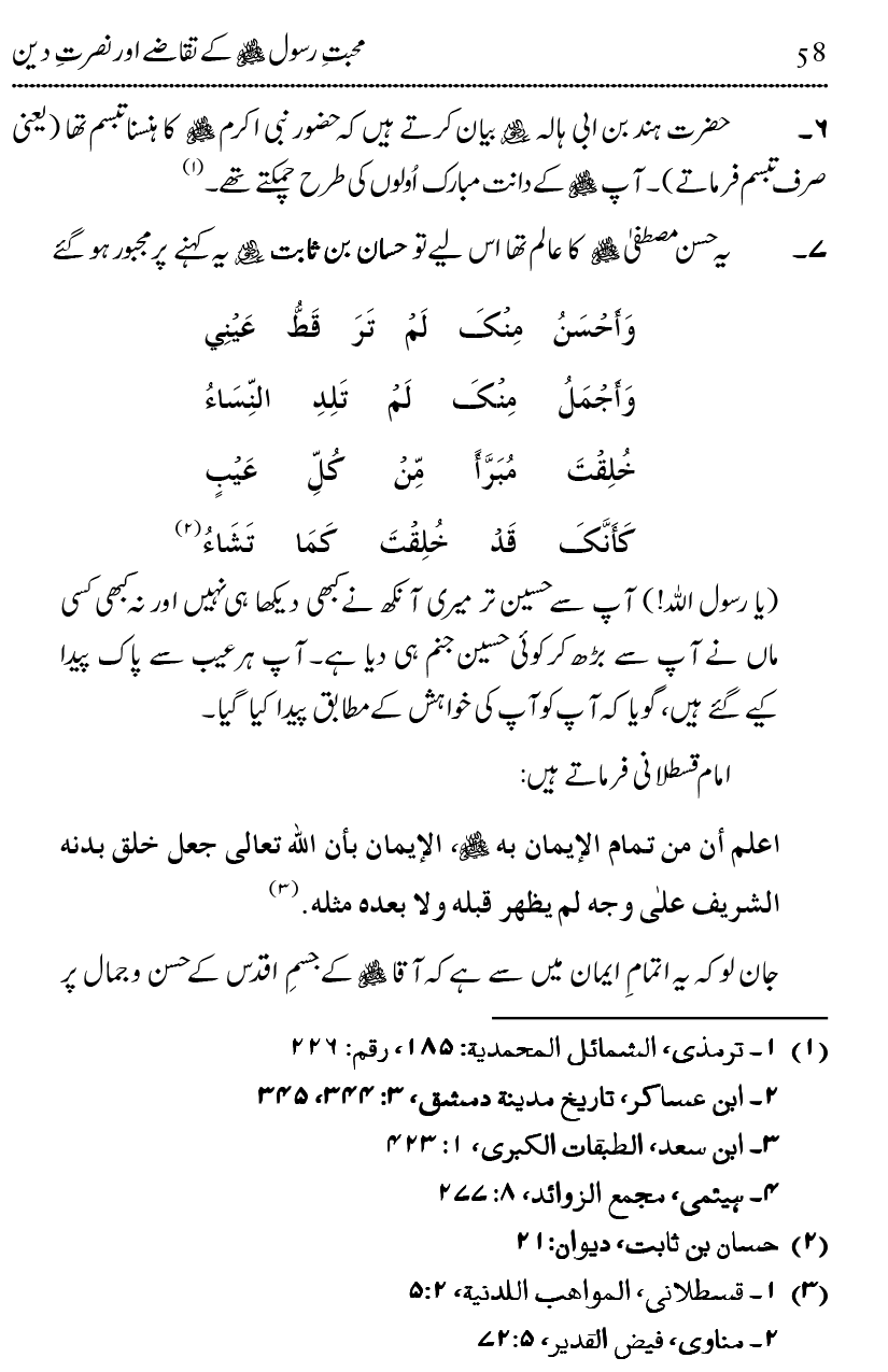 Mahabbat-e-Rasool ﷺ ky Taqazy awr Nusrat-e-Din