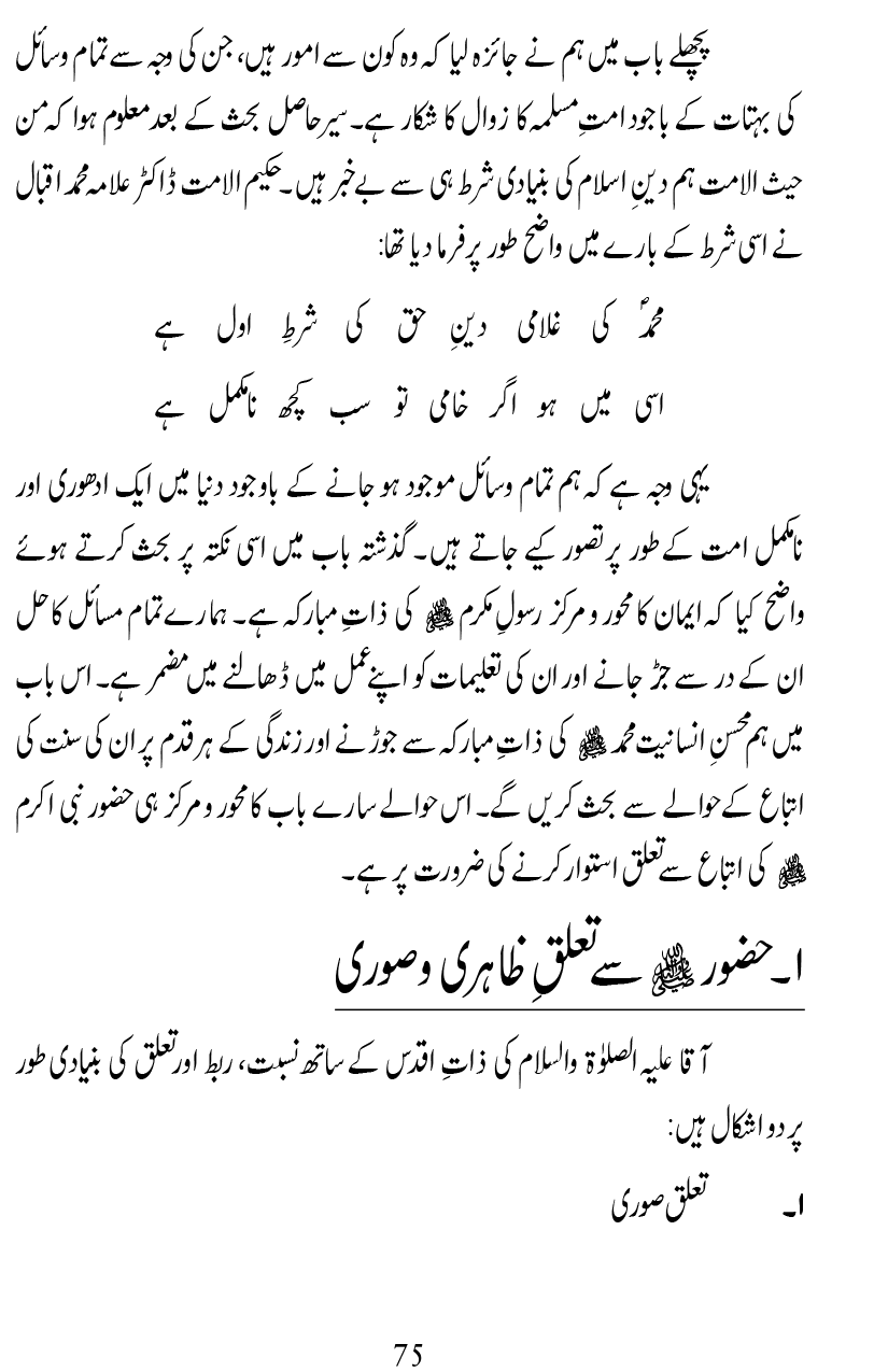 Mahabbat-e-Rasool ﷺ ky Taqazy awr Nusrat-e-Din