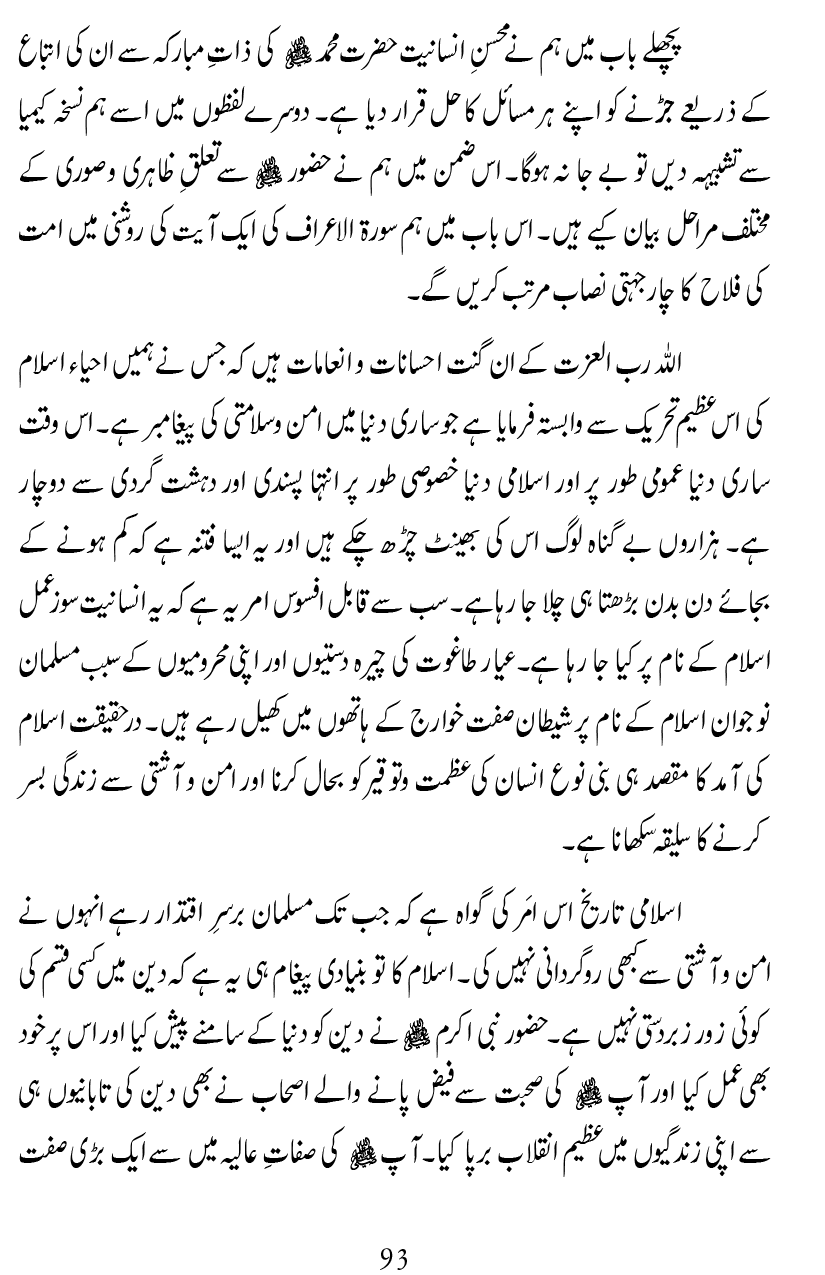 Mahabbat-e-Rasool ﷺ ky Taqazy awr Nusrat-e-Din