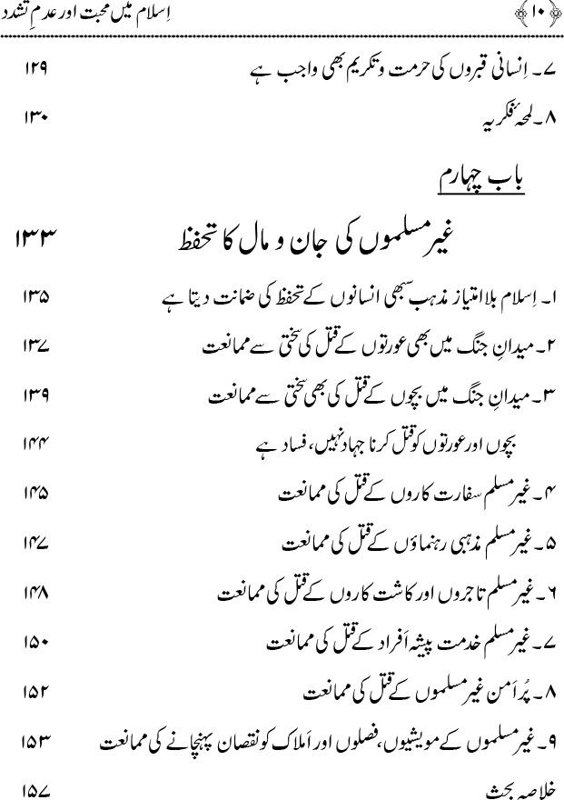 Islam main Mahabbat awr Adam-e-Tashaddud