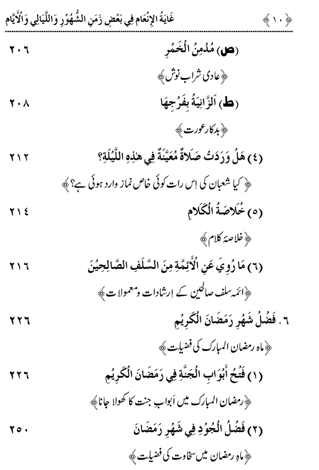 Mukhtalif Mahinon awr Dinon ky Fazail-o-Barakat