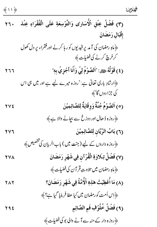 Mukhtalif Mahinon awr Dinon ky Fazail-o-Barakat