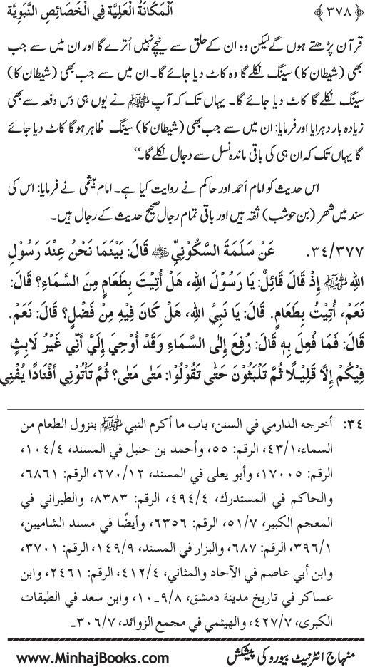 Huzur (PBUH) ke Nabawi Khasa’is Mubaraka