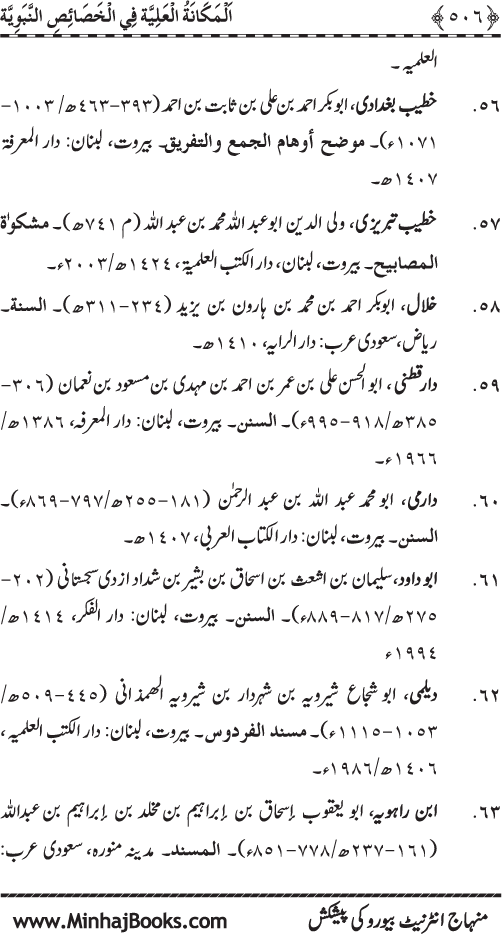 Huzur (PBUH) ke Nabawi Khasa’is Mubaraka