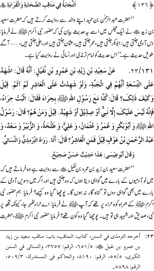 Sahaba Karam wa Ahl Bayt Athar (R.A.) ke Fazail-o-Manaqib