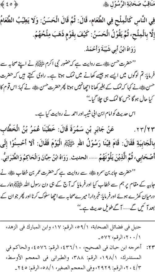 Sahaba Karam wa Ahl Bayt Athar (R.A.) ke Fazail-o-Manaqib