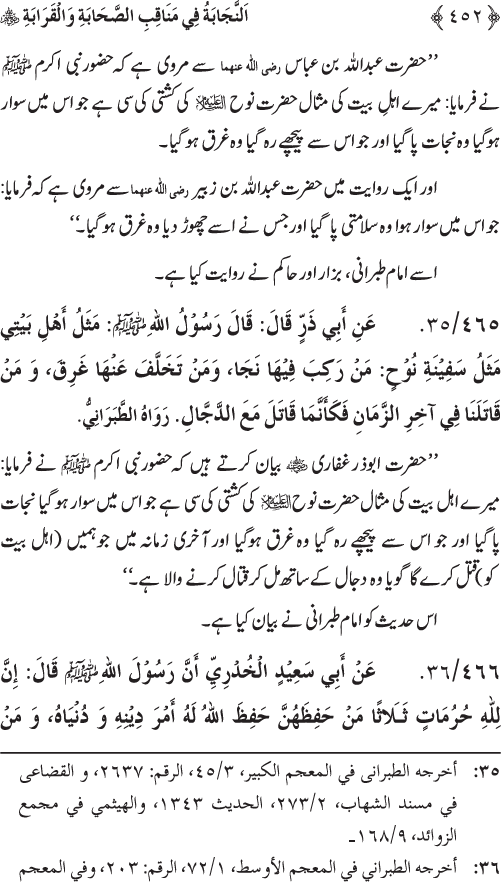 Sahaba Karam wa Ahl Bayt Athar (R.A.) ke Fazail-o-Manaqib