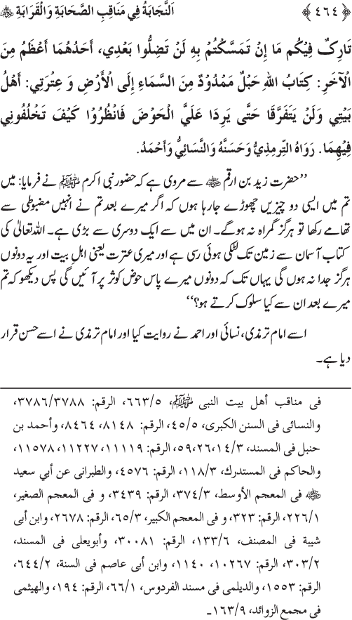 Sahaba Karam wa Ahl Bayt Athar (R.A.) ke Fazail-o-Manaqib