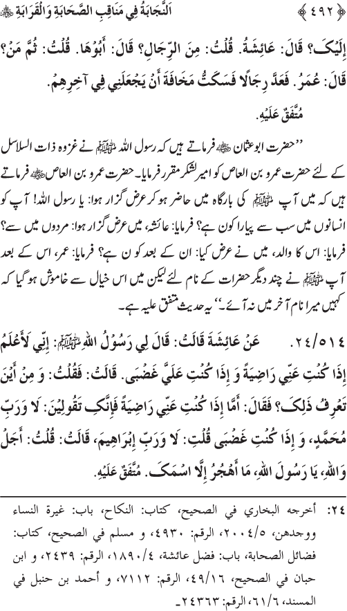 Sahaba Karam wa Ahl Bayt Athar (R.A.) ke Fazail-o-Manaqib