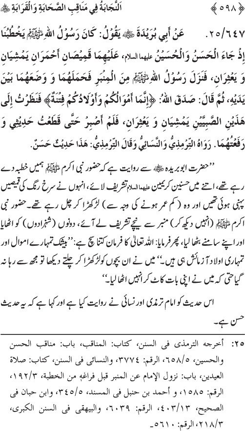 Sahaba Karam wa Ahl Bayt Athar (R.A.) ke Fazail-o-Manaqib