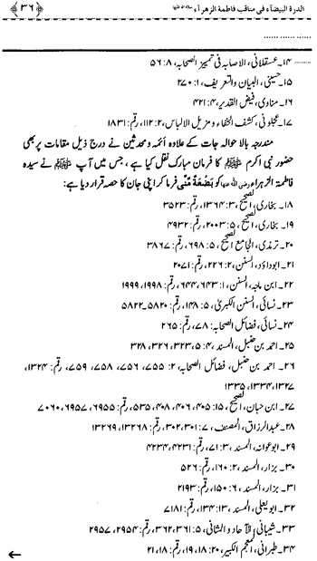 Sayyida Fatima (R.A.) ke Faza’il-o-Manaqib