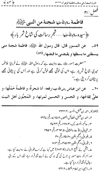 Sayyida Fatima (R.A.) ke Faza’il-o-Manaqib