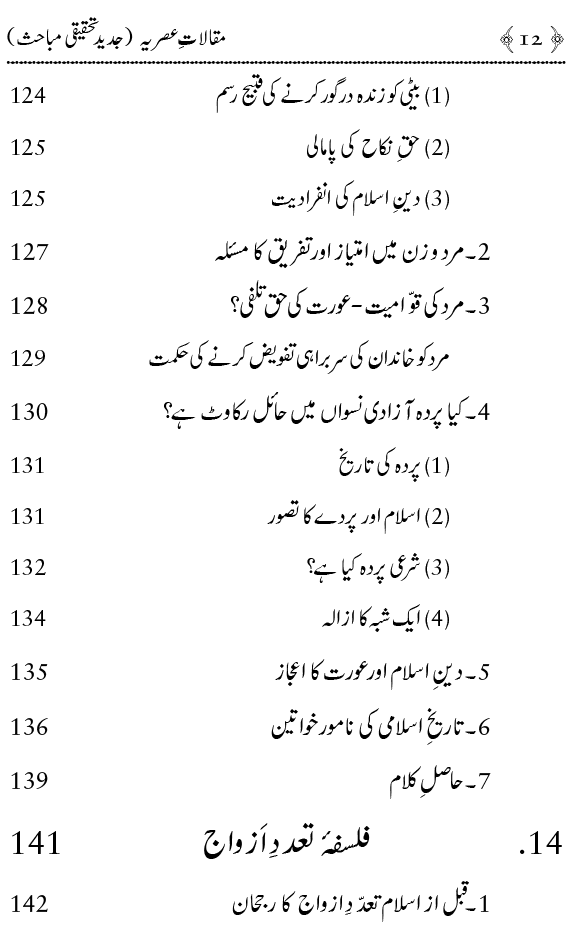 Maqalat-e-Asriyya (Jadid Tahqiqi Mabahis): Vol 1