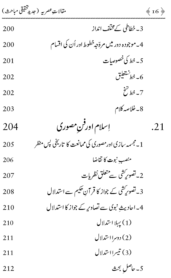 Maqalat-e-Asriyya (Jadid Tahqiqi Mabahis): Vol 1